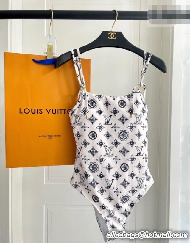 ​Big Discount Louis Vuitton Monogram Swimsuit 0723 White 2025