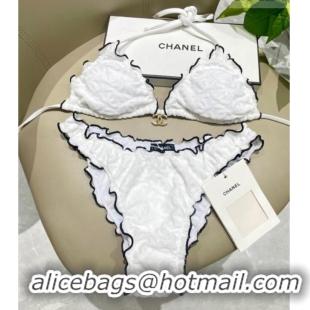 Traditional Specials Chanel CC Allover Bikini 0723 White 2025