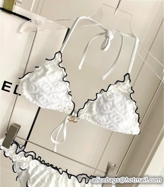 Traditional Specials Chanel CC Allover Bikini 0723 White 2025