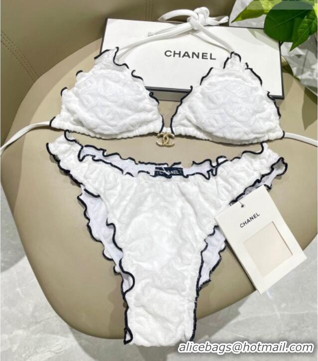 Traditional Specials Chanel CC Allover Bikini 0723 White 2025