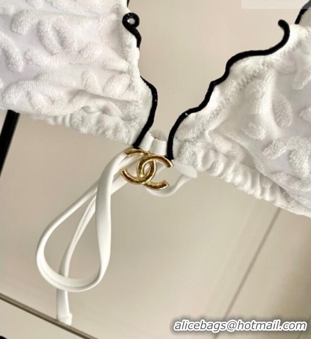 Traditional Specials Chanel CC Allover Bikini 0723 White 2025
