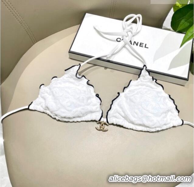 Traditional Specials Chanel CC Allover Bikini 0723 White 2025