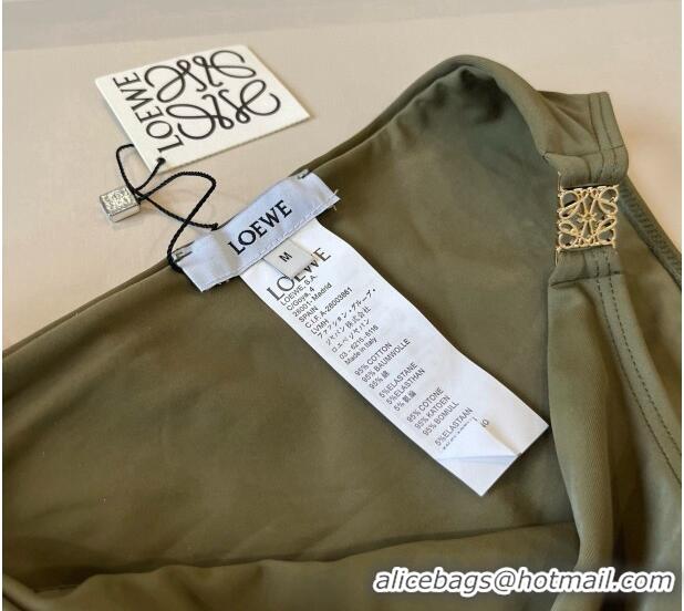 ​Best Quality Loewe Bikini with Lace-up 0723 Green 2025
