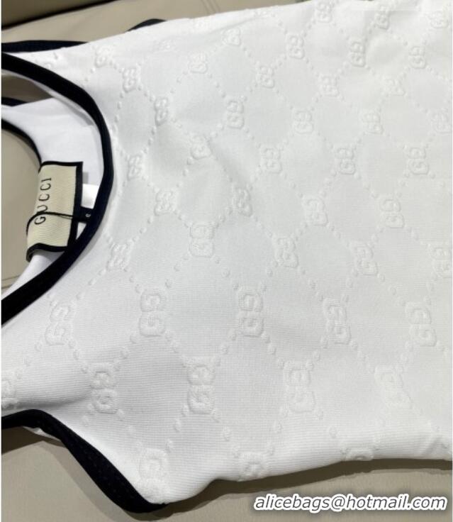 ​Hot Sell Cheap Gucci GG Swimsuit 0723 White 2025