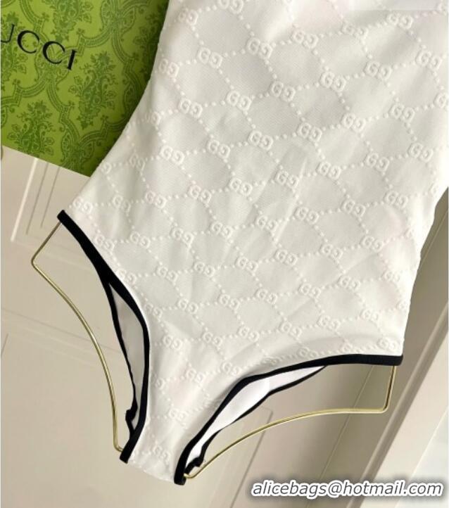 ​Hot Sell Cheap Gucci GG Swimsuit 0723 White 2025