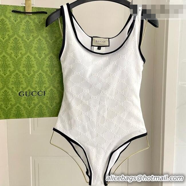 ​Hot Sell Cheap Gucci GG Swimsuit 0723 White 2025