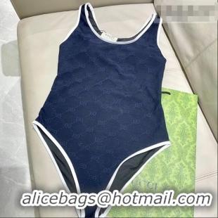 Reasonable Price Gucci GG Swimsuit 0723 Blue 2025