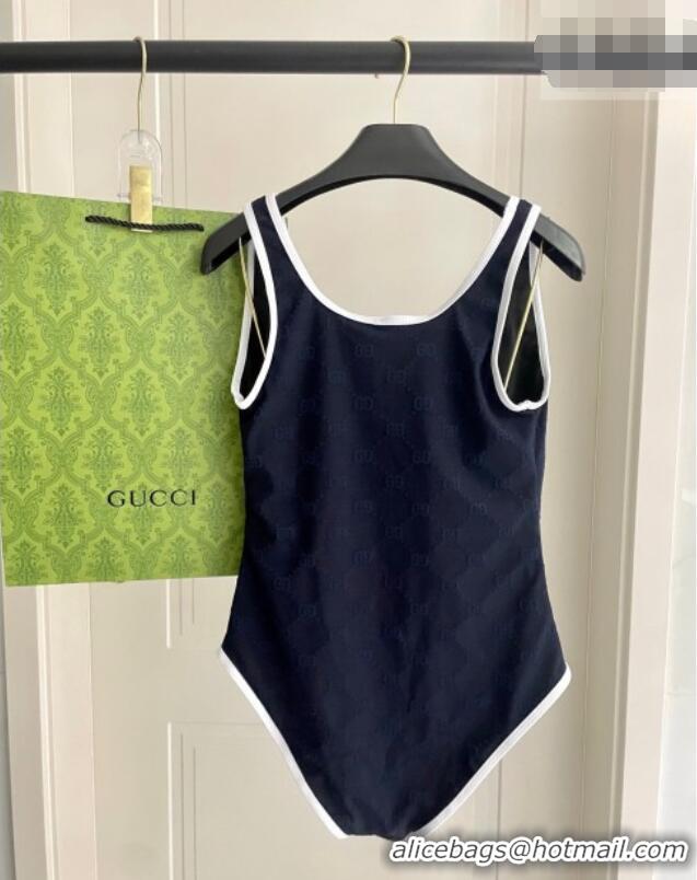 Reasonable Price Gucci GG Swimsuit 0723 Blue 2025