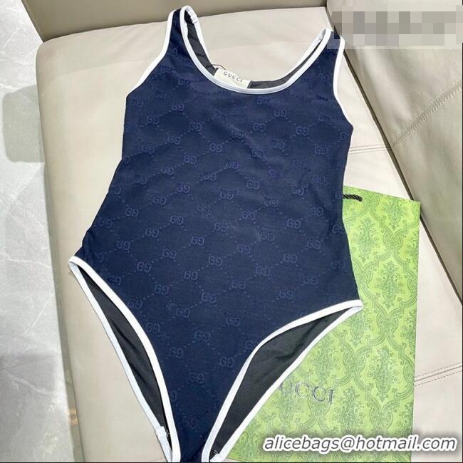 Reasonable Price Gucci GG Swimsuit 0723 Blue 2025