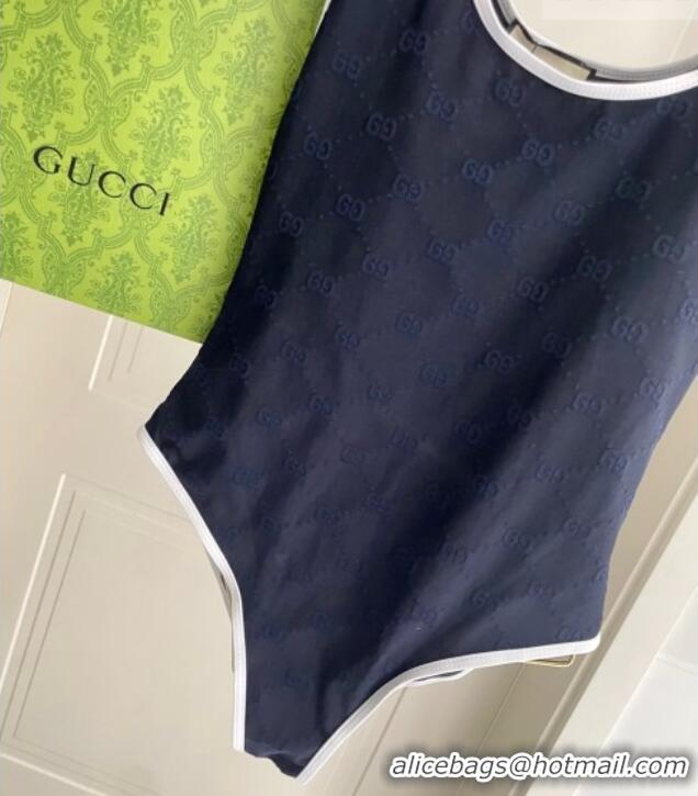 Reasonable Price Gucci GG Swimsuit 0723 Blue 2025