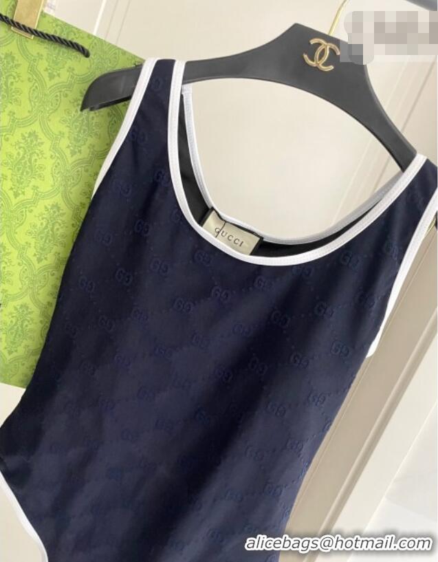 Reasonable Price Gucci GG Swimsuit 0723 Blue 2025