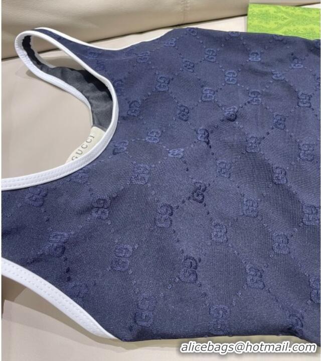 Reasonable Price Gucci GG Swimsuit 0723 Blue 2025