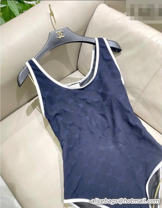 Reasonable Price Gucci GG Swimsuit 0723 Blue 2025