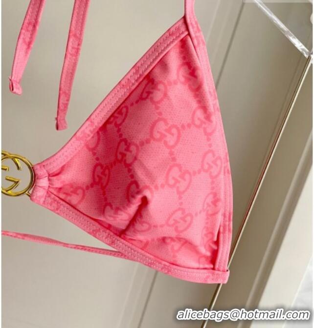 Top Grade Gucci GG Bikini 0723 Pink 2025