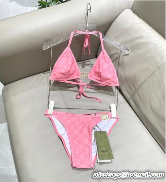 Top Grade Gucci GG Bikini 0723 Pink 2025