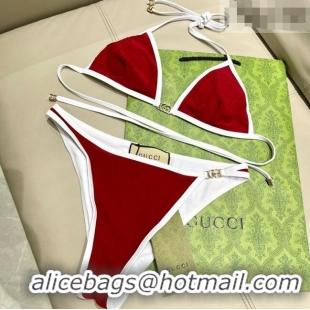 Top Quality Gucci GG Bikini 0723 Red 2025