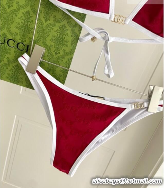 Top Quality Gucci GG Bikini 0723 Red 2025