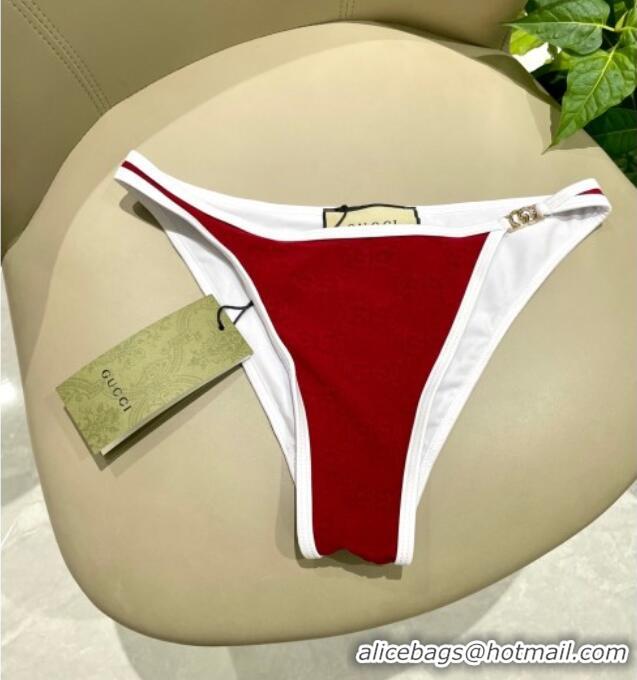 Top Quality Gucci GG Bikini 0723 Red 2025