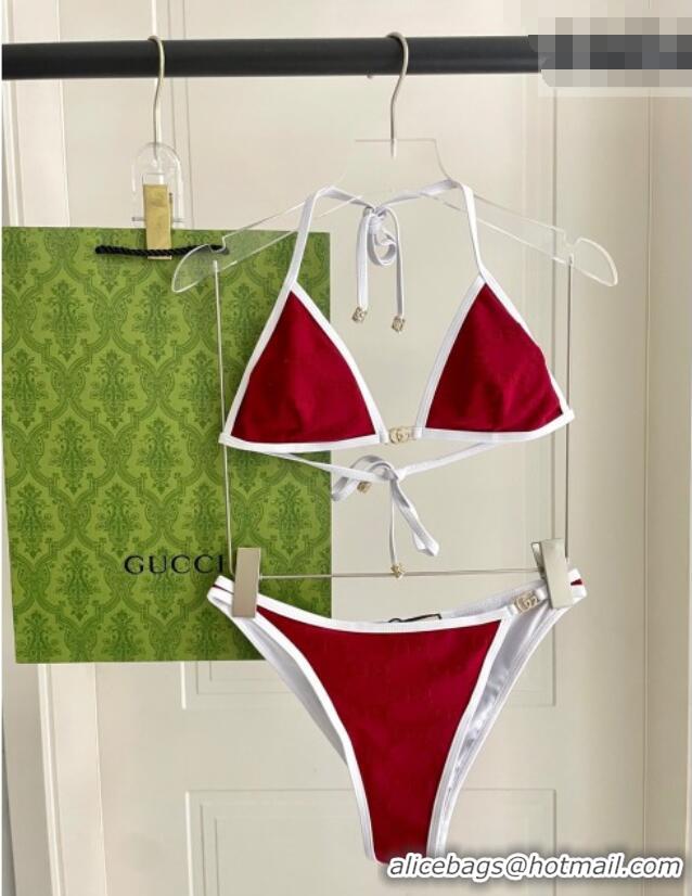 Top Quality Gucci GG Bikini 0723 Red 2025