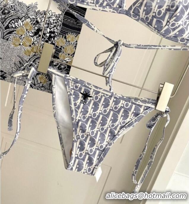 ​Buy Discount Dior Oblique Bikini and Shorts Set 0723 Blue 2025