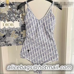 ​Grade Design Dior Oblique Swimsuit 0723 Blue 2025