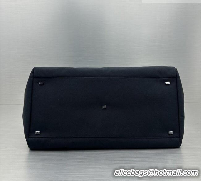 Buy Discount The Row Margaux 17 Inside Out Bag in 30901 Black Fabric & Leather 2026