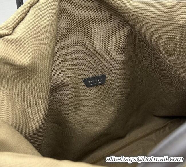 New Design The Row Margaux 17 Inside Out Bag in 30901 Brown Fabric & Leather 2026