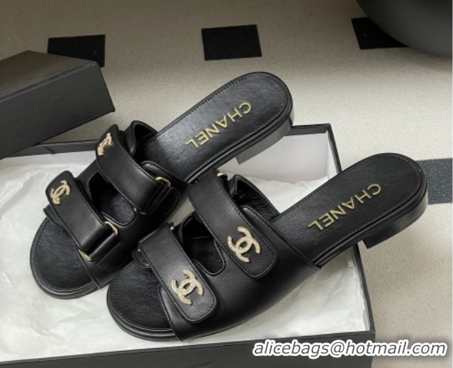 Most Popular Chanel Mules Sandal in Lambskin G47043 Black 2026