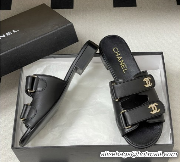 Most Popular Chanel Mules Sandal in Lambskin G47043 Black 2026