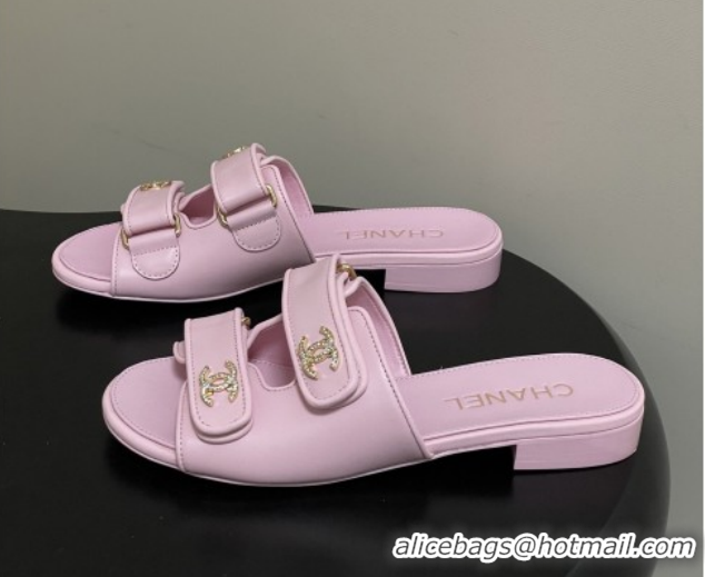 Good Product Chanel Mules Sandal in Lambskin G47043 Pink 2026