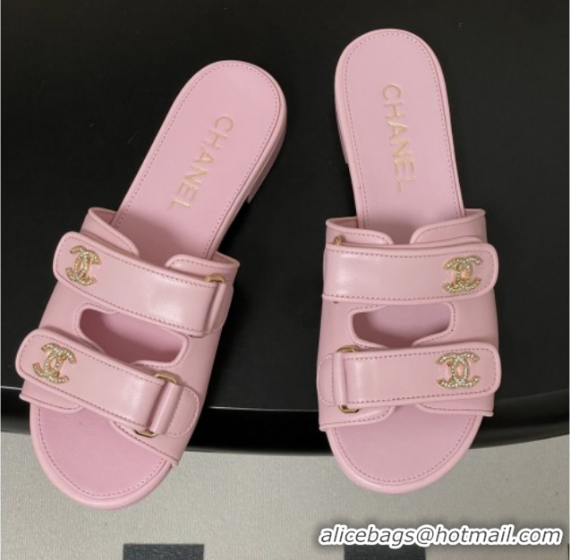 Good Product Chanel Mules Sandal in Lambskin G47043 Pink 2026