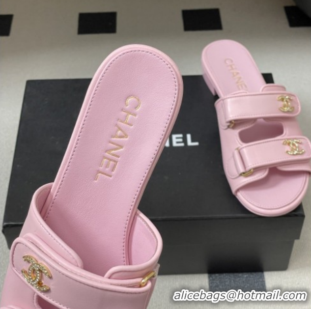 Good Product Chanel Mules Sandal in Lambskin G47043 Pink 2026