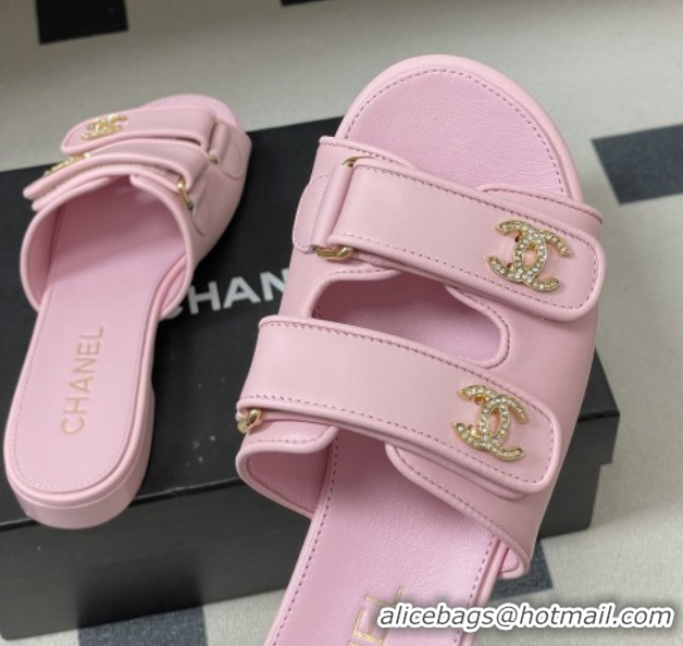 Good Product Chanel Mules Sandal in Lambskin G47043 Pink 2026