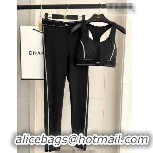 Inexpensive Alo Yoga Activewear Set 1112 Black 2025