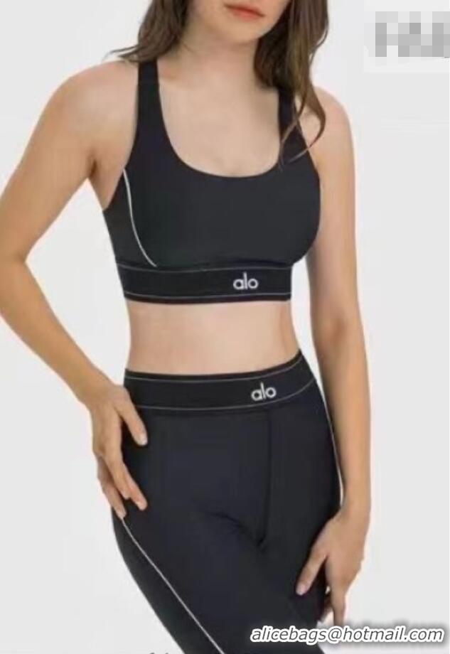 Inexpensive Alo Yoga Activewear Set 1112 Black 2025