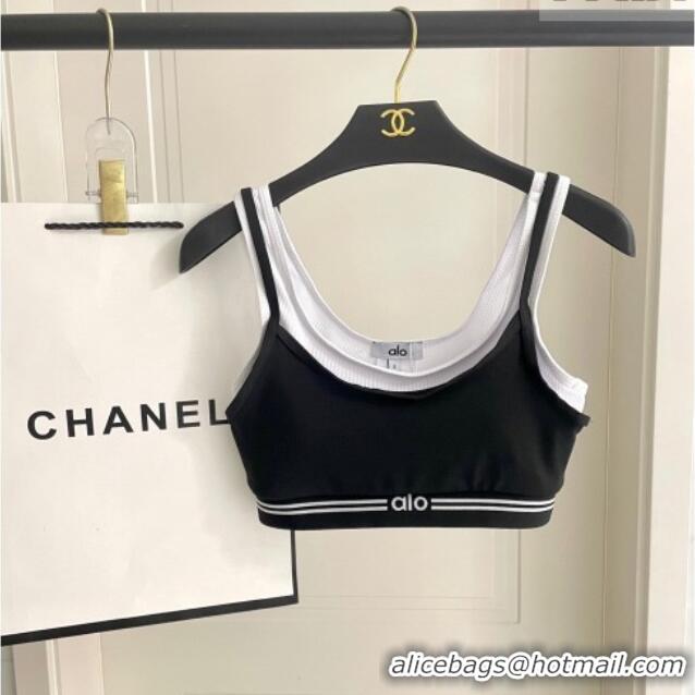 Famous Brand Alo Yoga Activewear Set 1112 Black 2025