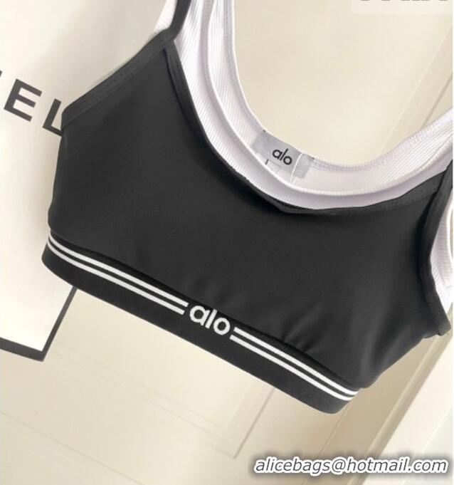 Famous Brand Alo Yoga Activewear Set 1112 Black 2025
