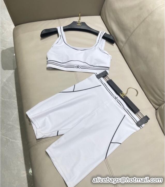 Well Crafted Alo Yoga Activewear Set 1111 White 2025