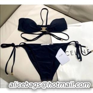 ​Cheap Discount Celine Two-Pieces Swimwear 1112 Black 2025