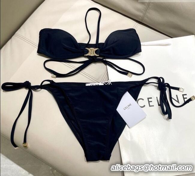 ​Cheap Discount Celine Two-Pieces Swimwear 1112 Black 2025