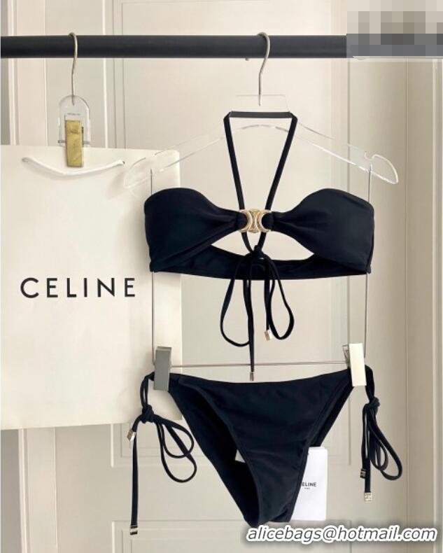 ​Cheap Discount Celine Two-Pieces Swimwear 1112 Black 2025