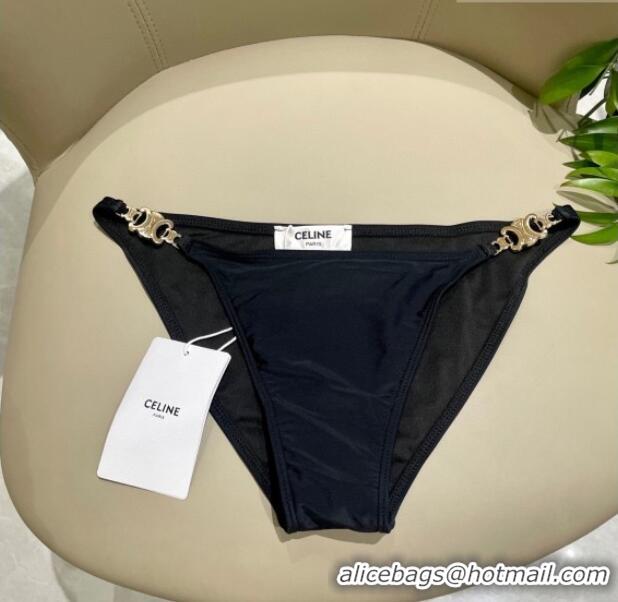 Good Product Celine Two-Pieces Swimwear with Logo Chain 1111 Black 2025