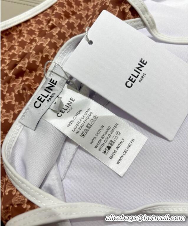 Free Shipping Discount Celine Swimwear DG030605 Brown 2026