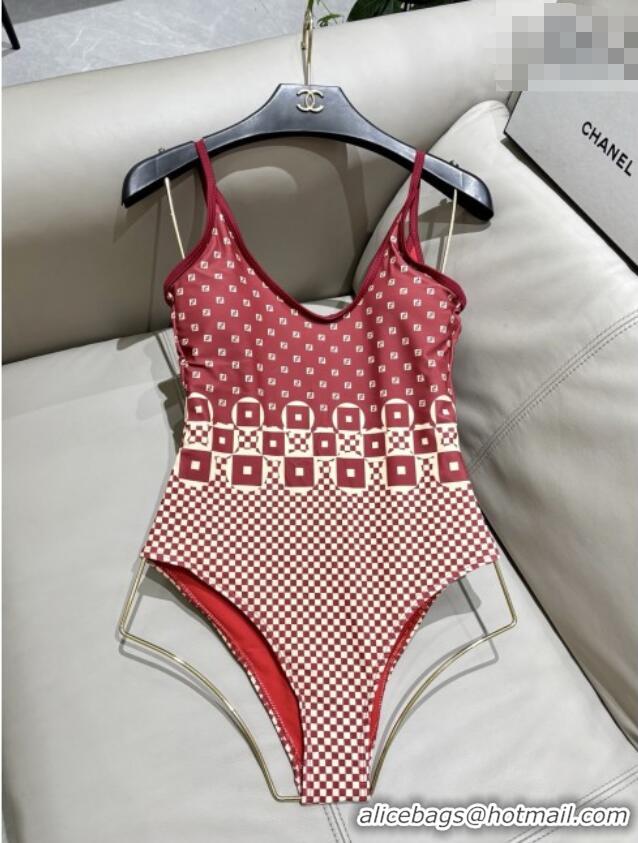 Pretty Style Fendi Swimwear F030606 Red 2026