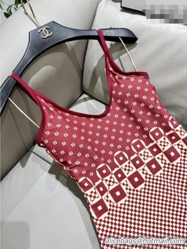 Pretty Style Fendi Swimwear F030606 Red 2026