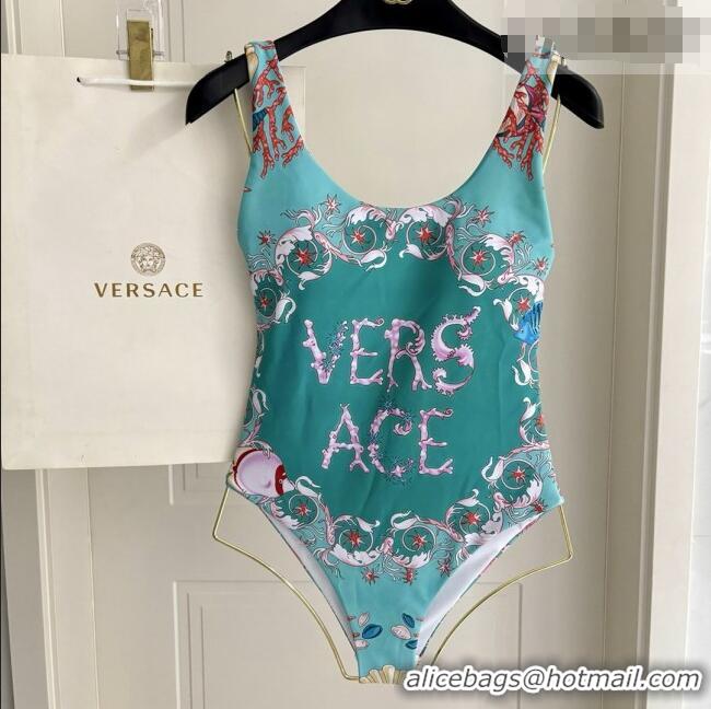 ​Original Cheap Versace Swimwear V030607 Green 2026