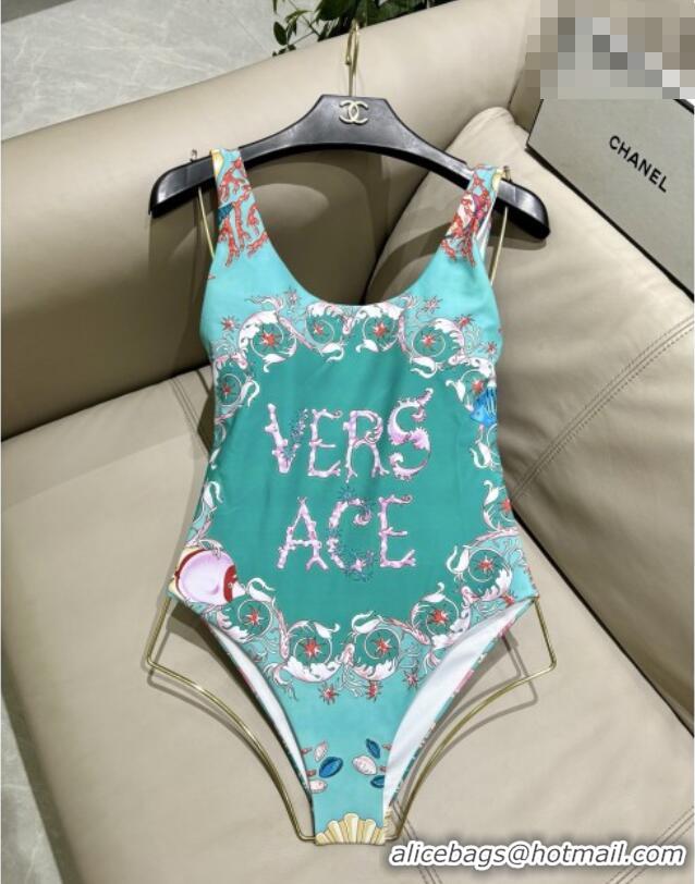 ​Original Cheap Versace Swimwear V030607 Green 2026