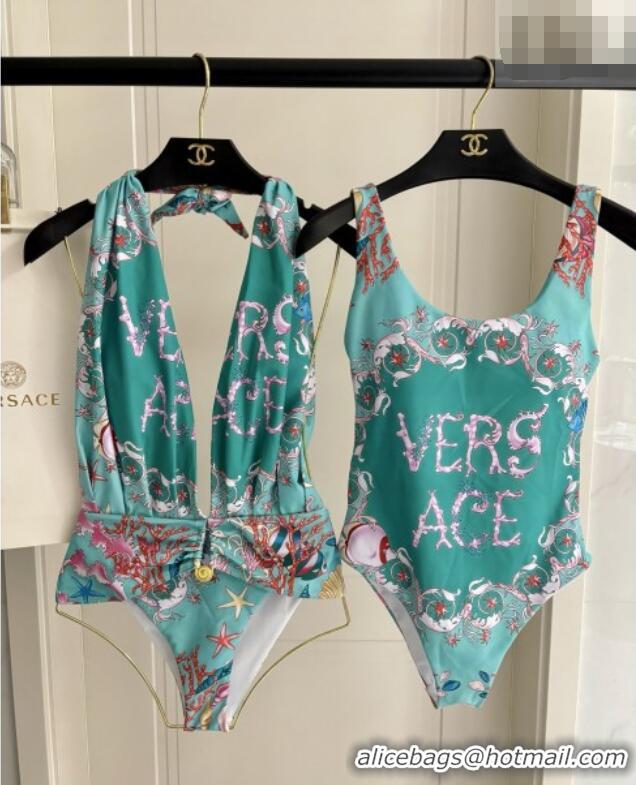 ​Original Cheap Versace Swimwear V030607 Green 2026