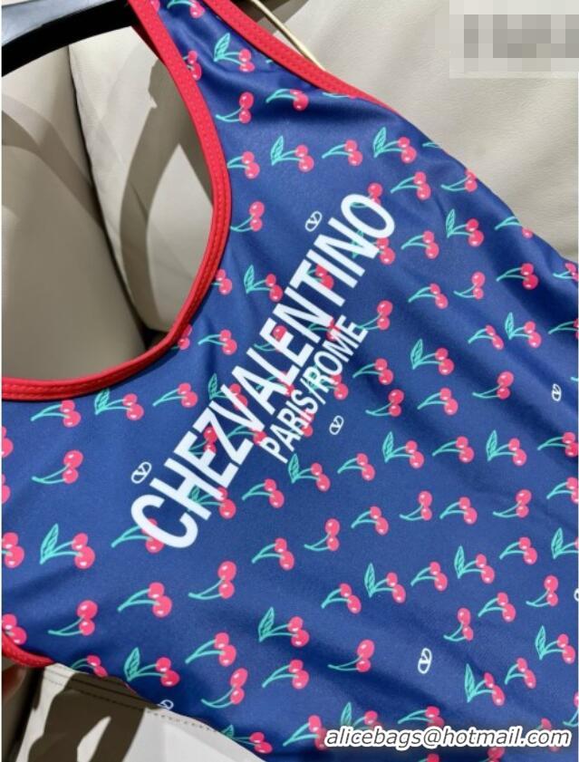 ​Top Grade Valentino Cherry Swimwear V030609 Blue 2026