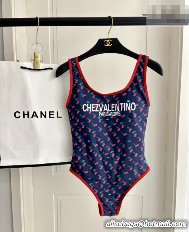​Top Grade Valentino Cherry Swimwear V030609 Blue 2026